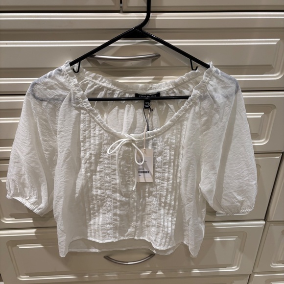 Steve Madden Tops - Steve Madden Sheer Babydoll Top xs New with Tags
